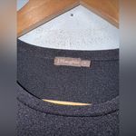 J. McLaughlin  Small Black Gold Shimmer‎ Stripe Long Sleeve Top Photo 2