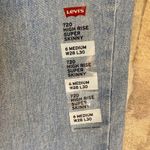 Levi's  720 High Rise Super Skinny Jeans Light Wash Womens Size 6 M Photo 4