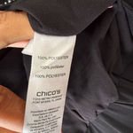 Chico's sz 1 black beaded zip jacket Photo 4