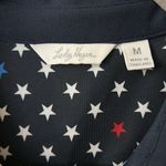 Lady Hagen  Navy Star Pattern Sleeveless HydroDri Golf Polo | Shirt Photo 1