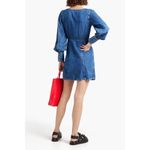 Ganni Denim long sleeve mini dress size 32 / US 0 Photo 1
