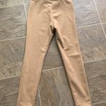 T Tahari  Faux Leather Straight Leg Sesame Pants Sz Small NWT Photo 4
