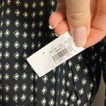 Old Navy  NWT Black White Print Waist Defined Keyhole Dress Photo 4