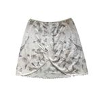 Vintage Sears Halloween spooky hand drawn off white skirt slip Size 24 Photo 1