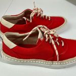Kate Spade  NY Red Boat Party Canvas Espadrille Sneakers Size 7 Photo 6
