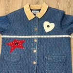 VTG Haiks Size L Quilted Denim Blue Jean Chore Coat Country American Corduroy Size L Photo 4