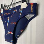 Aerie Aquabatix Diver Bikini Bottoms XXS Navy Blue Swimwear Novelty Rare Women's Photo 6