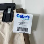 NEW Flex’N women’s tan cream brown lined drawstring pull on athletic shorts XL Tan Photo 3