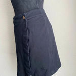 ❤️BLACK SAKS 5Th AVE❤️ asymmetrical stretch pencil skirt Black Size 4 Photo 2