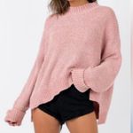 Princess Polly Cozy Pink Knit Sweater S/M Photo 0