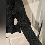 Time & Tru NWT Black & Silver Glittered Sweater w/ Ruffles - Size XXL Photo 7