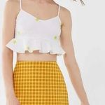 Urban Outfitters Gretchen Plaid Pelmet Mini Skirt in Yellow Photo 2