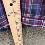 LL Bean Womens Shacket‎ Large Fur Lined Warm Soft Comfy Purple Relaxed Grunge Photo 7