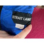 Dress quilted bodice shirtwaist dress blue black sz 6 Photo 11