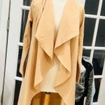 Lightweight Cream Wave Front Cardigan Orange Photo 1