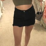 American Eagle Outfitters Black Jean Skirt Size 00 Photo 0
