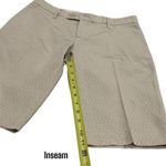 Vertigo Paris  Tan and White Textured Bermuda Summer Shorts Women’s Size 8 Photo 8