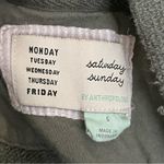 Anthropologie Saturday Sunday Top Hoodie Terry Cloth Poncho Pockets Olive Green Photo 11
