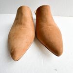 Jenni Kayne Walnut Brown Oiled Leather Kitten Heel Mule Size 36 Photo 8