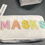 Stoney Clover Lane NWT Small Masks Pouch White Photo 0