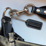 Coach  Nylon Shoulder Bag Leather shoulder Washable Wipeable Black No L04J-1892‎ Photo 2