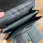 St. John Vintage  Black Leather Women's Wallet Bifold Photo 5