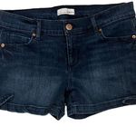 Loft Ann Taylor  Dark Blue Jean Short w/ Tie Sides, Sz 4/27 Photo 1