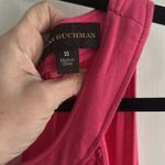 Dana Buchman  size 10 maxi Vibrant Pink dress halter side slits nwot rayon flowy Photo 4
