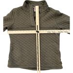 Avalanche  Olive Green Quilted Long Sleeve Pullover Henley Sweatshirt Jacket sz M Photo 2