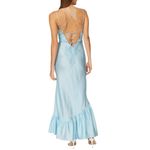 Cinq à Sept  Lizzia Tie Back Dress in Blue, Size US 4 Photo 2