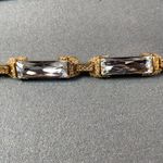 St. John St. Johns‎ Belt Vintage GORGEOUS Gold Tone and Rhinestones Photo 4