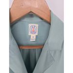 J. G. HOOK Womens Size 12 Collared Button Front Long Sleeve Shirt Top Green * Photo 1