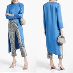 Veronica Beard  Rome Asymmetrical Midi Tunic Top French Blue Size 4 TOP‎ ONLY NEW Photo 1