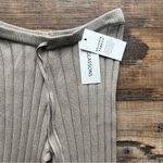 Glassons  Women’s Beige Ribbed Flared Knit Pants Flowy High Waist Boho Sz XS NWT Photo 1