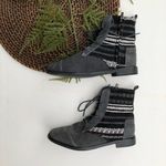 Toms Womens Boots Gray Sueded Alpa Castlerock Aztec 8 Photo 2