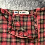 Junkfood Red Plaid Zip Mini Skirt Junior Size 1 XS Preppy Schoolgirl Punk Retro Photo 6