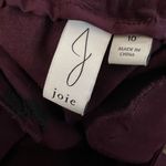 Joie JOlE High Waist Burgundy Straight Leg Pants Size 10 Photo 2