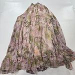 HEMANT & NANDITA Maya Mini Dressblush in Pink & Lime LArge Photo 2