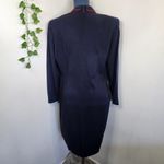 Danny & Nicole Vintage Mavy Blue Blazer Dress Photo 5
