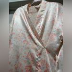 VTG Cream & Light Pink Romantic Floral Print Mid Photo 3