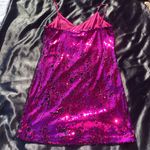 DKNY 💖 NWT  Small Hot Pink Sequin Slip Party Dress $129.00 💖 Photo 5