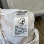 Athleta  100% Linen Pull-On Elastic Waist Shorts Pockets Breathable White size 14 Photo 6