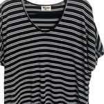 Show Me Your Mumu  Women's Black Stripe T Shirt Dress Size Small Photo 1