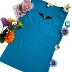 Boston Proper nylon stretchy blue tank Photo 5