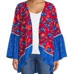 Women’s The Pioneer Woman Light Weight Cardigan Kimono Floral XXL/XXXL Red Size undefined Photo 0