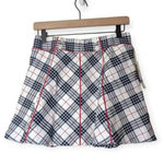 Tuckernuck  Americana Plaid 15 Inch Woven Renee Golf Skirt Size Medium NWT Photo 9