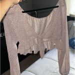 Floral Long Sleeve Pink Size XS Photo 0