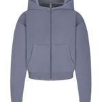 SKIMS NWT  Cotton Fleece Zip Up Hoodie XXS Photo 0