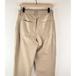 Abercrombie & Fitch Abercrombie Fitch Womens Pants Beige Leather 90s Straight Ultra High Rise 29/8 Photo 6