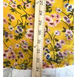 Harper Heritage Dora Yellow Floral Ruffle Mini Wrap Dress Playful Summer Chic M Photo 7